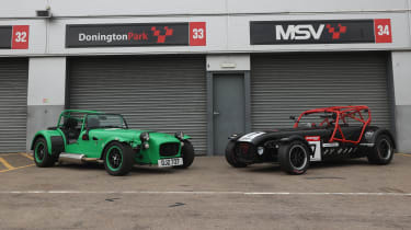 Caterham evo25 edition and 420R